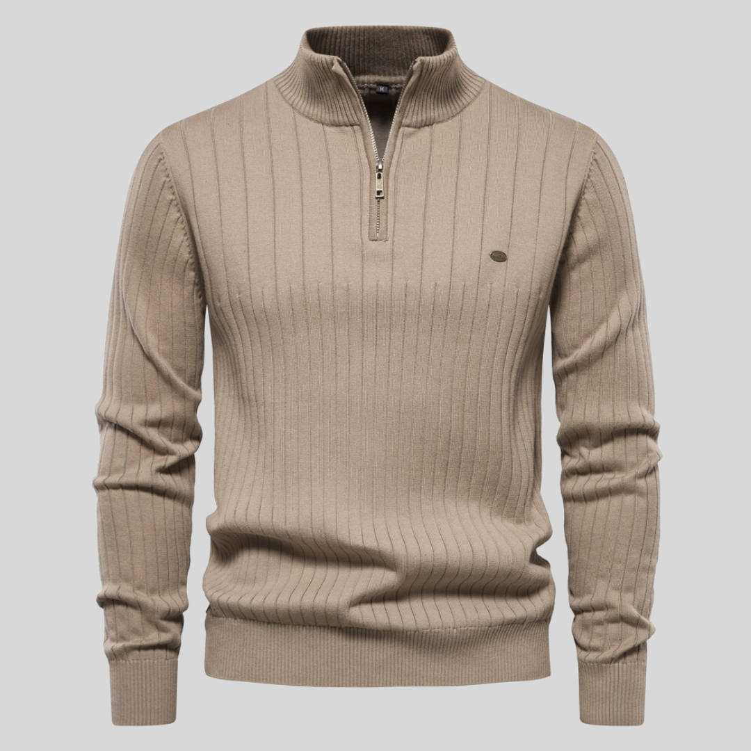 JAMES | GERIBBELDE Half-Zip Pullover