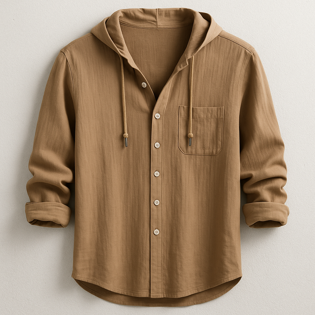 William | Luxe Shirt met Kap