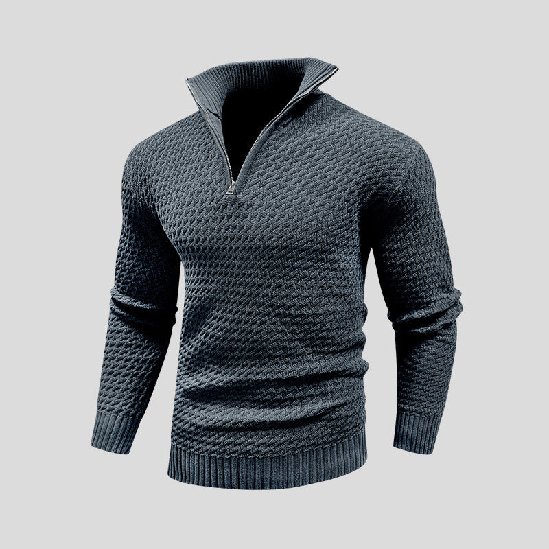 Arlo | Textured Half-Zip Jumper