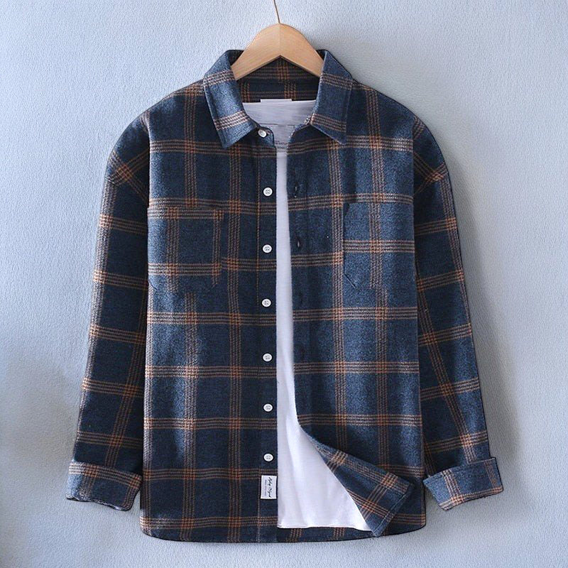 Darren | Heathered Plaid Overshirt