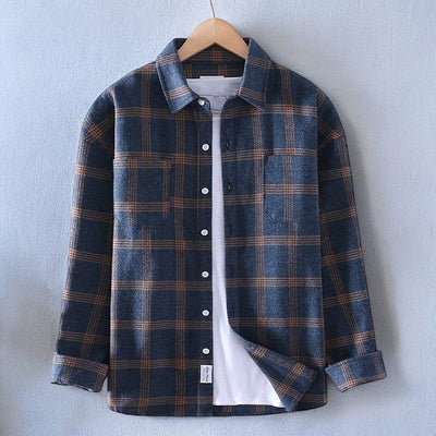 Darren | Heathered Plaid Overshirt