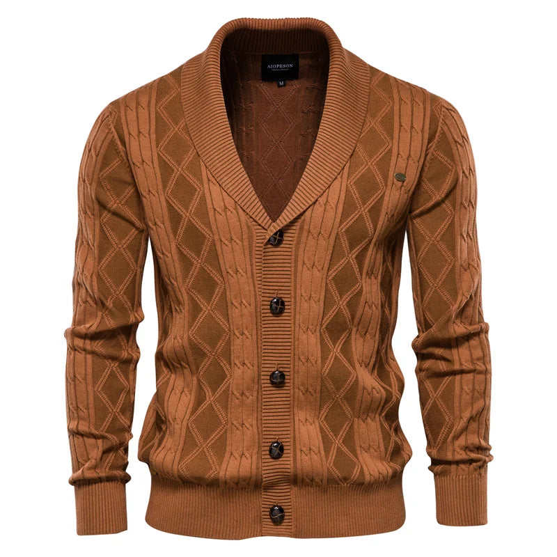 Cole | Gebreide cardigan met knopen aan de voorkant