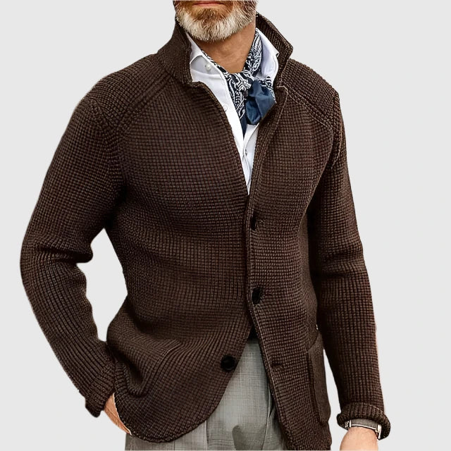 Baxter | Schouderkraag Gebreide Cardigan