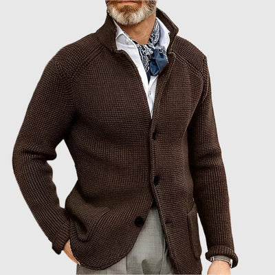 Baxter | Schouderkraag Gebreide Cardigan