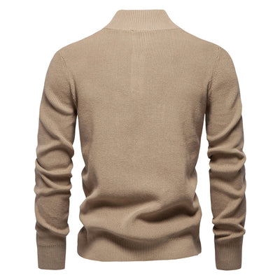 Aaron | Heren Sweater met knoopontwerp