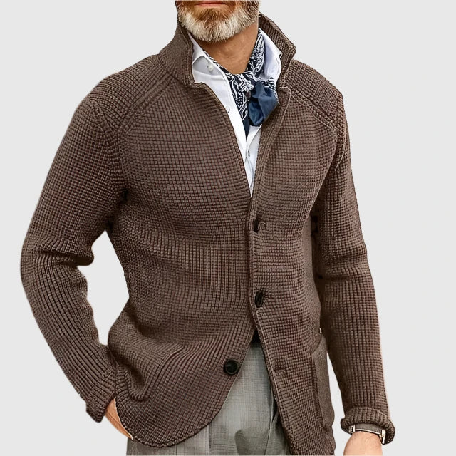 Baxter | Schouderkraag Gebreide Cardigan
