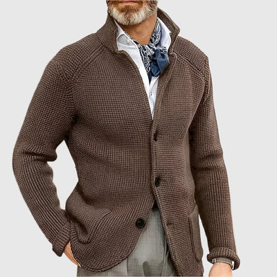 Baxter | Schouderkraag Gebreide Cardigan