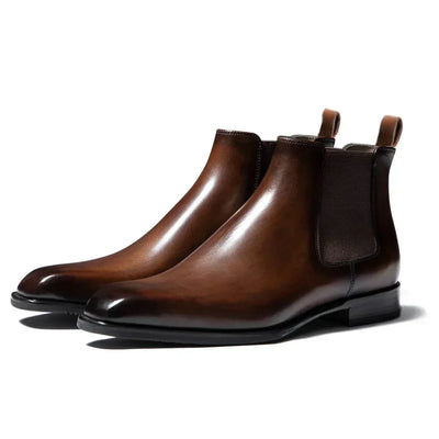 Bryce | Gelakt Leren Chelsea Boots