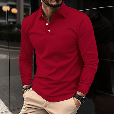 Ethan | Casual Lange Mouwen Polo