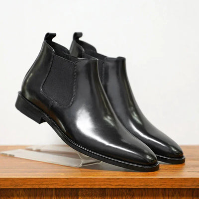 Bryce | Gelakt Leren Chelsea Boots