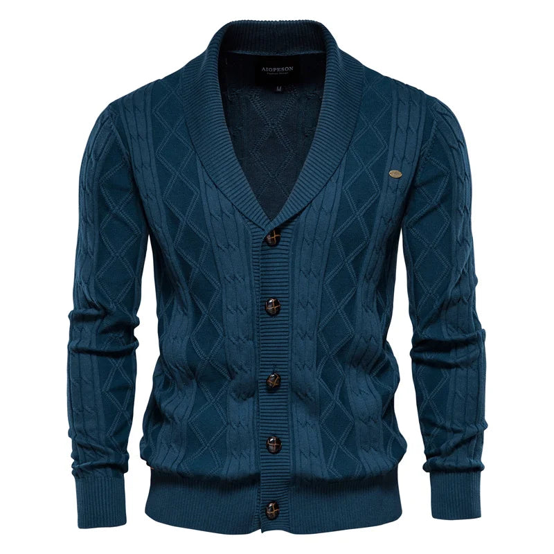 Cole | Gebreide cardigan met knopen aan de voorkant