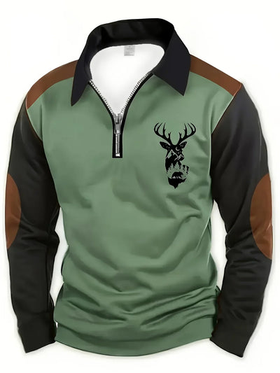 Finley | Deer Crest Half-Zip Trui