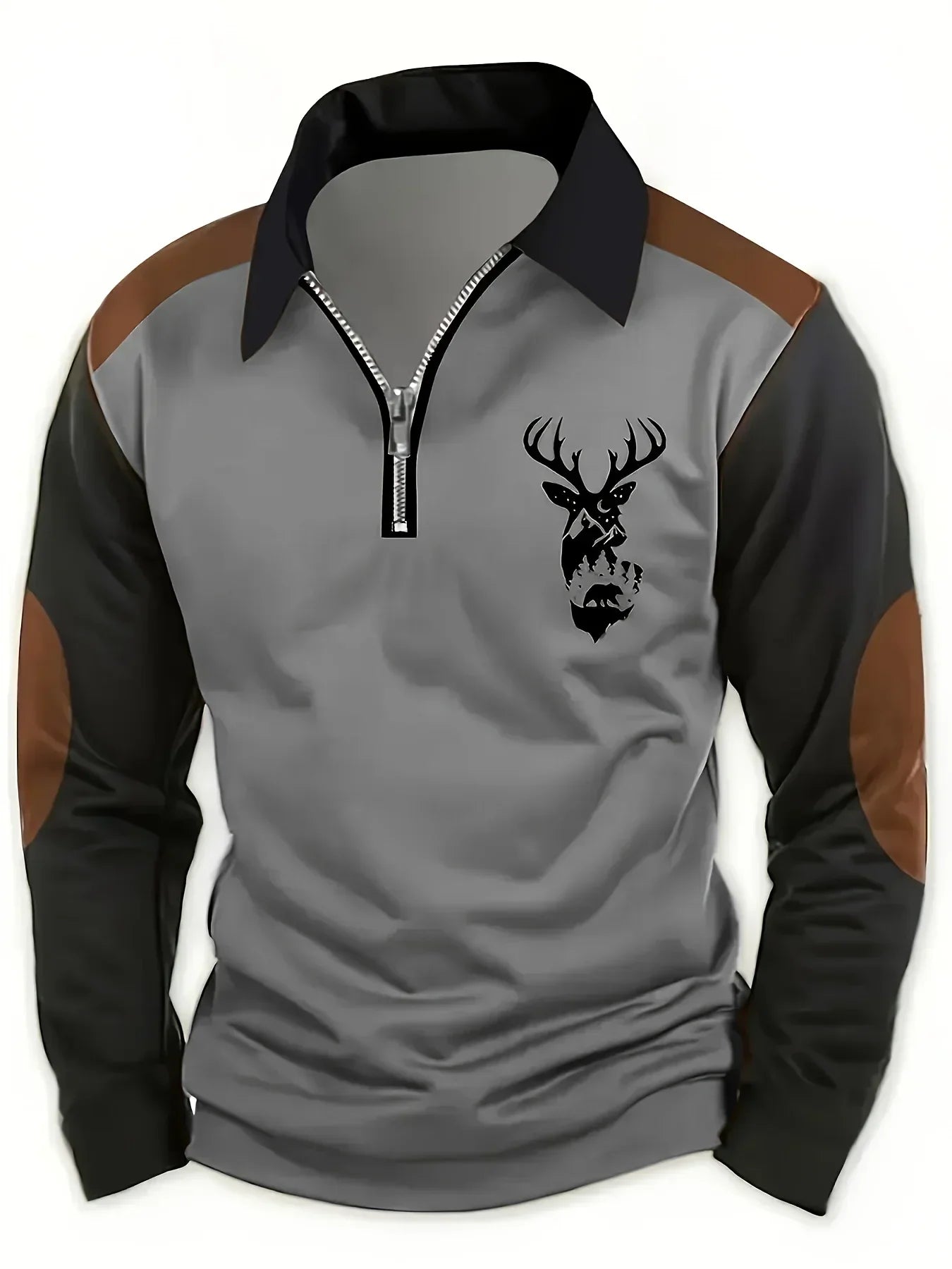 Finley | Deer Crest Half-Zip Trui