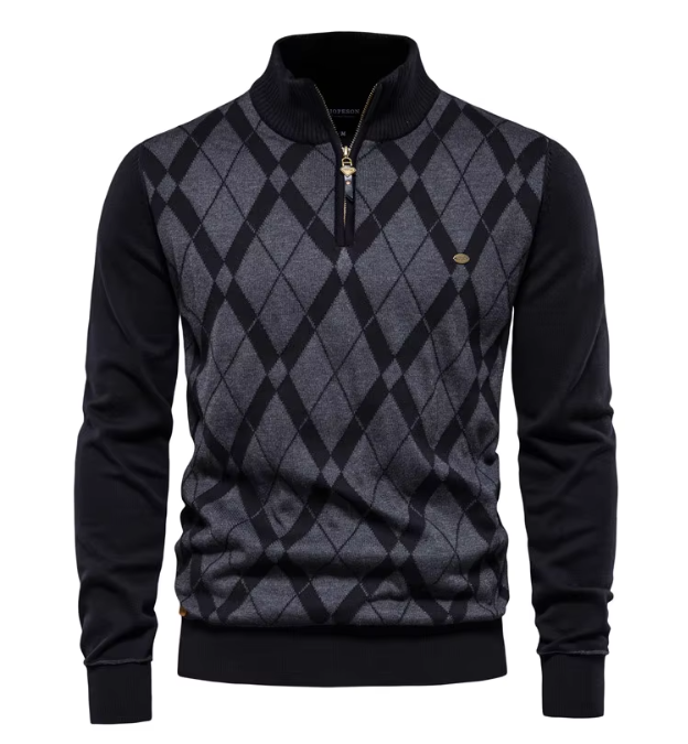 Simon | Heren Half-Zip Sweater