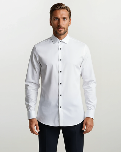 Jamie | Rekbare Kreukvrije Overhemd