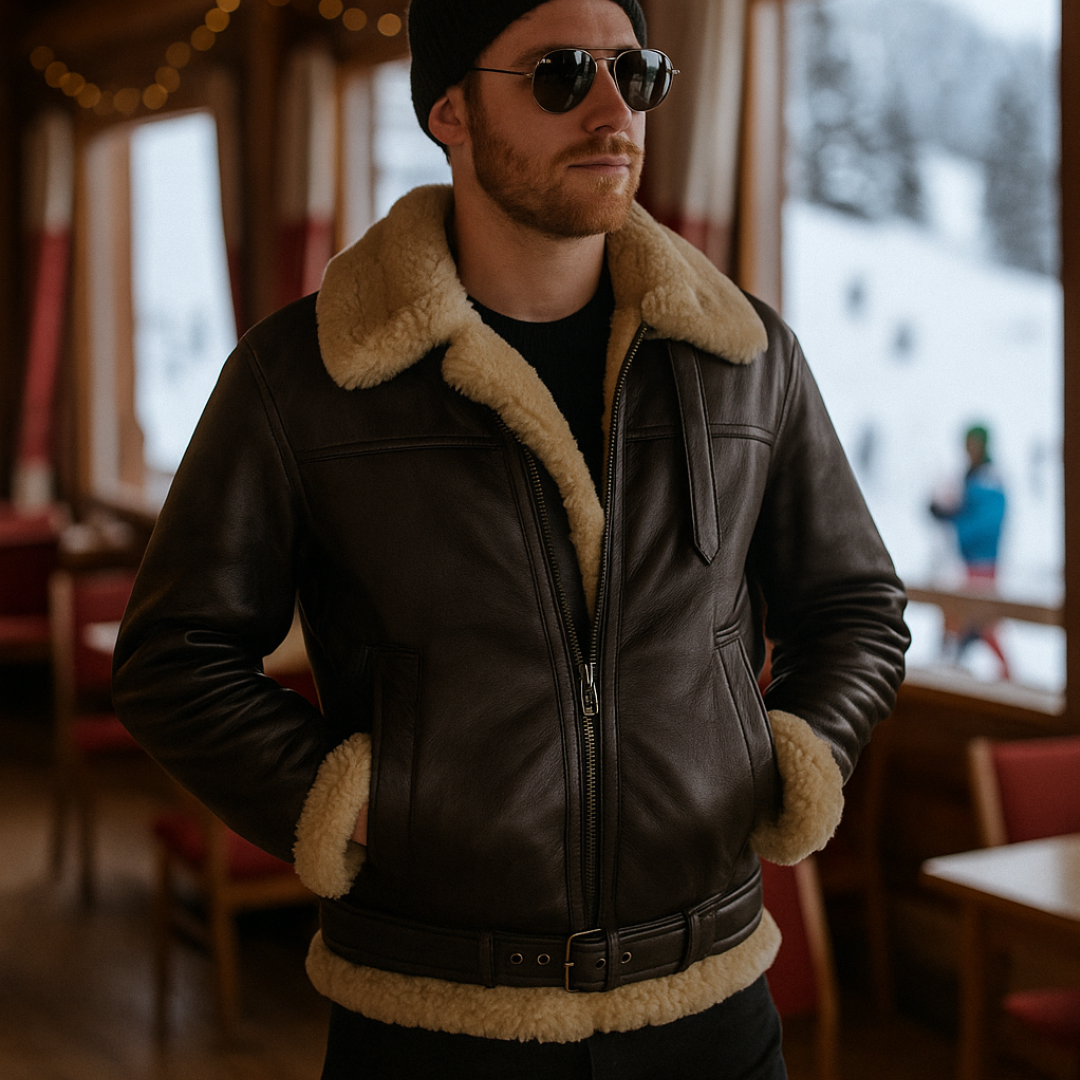 Camden | Premium Leren Pilotenjack