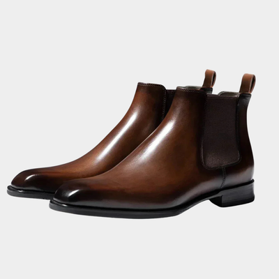 Bryce | Gelakt Leren Chelsea Boots