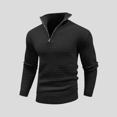 Arlo | Textured Half-Zip Jumper