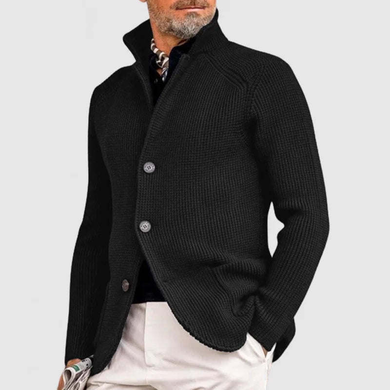 Baxter | Schouderkraag Gebreide Cardigan