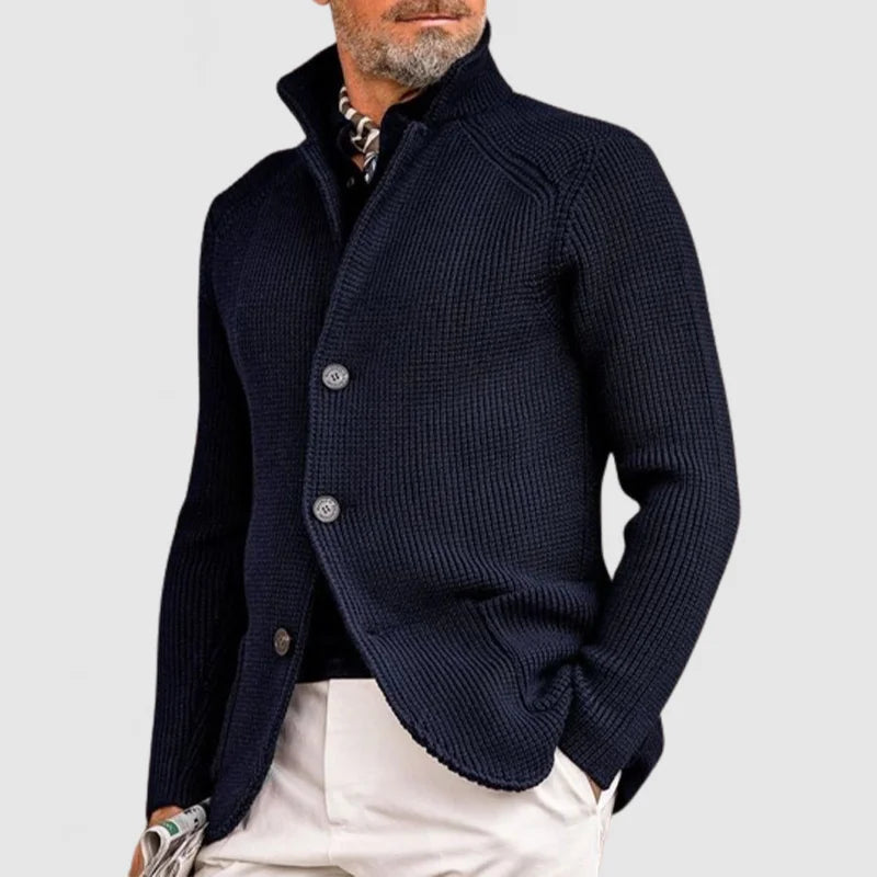 Baxter | Schouderkraag Gebreide Cardigan