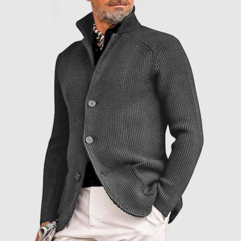 Baxter | Schouderkraag Gebreide Cardigan