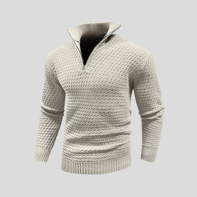 Arlo | Textured Half-Zip Jumper