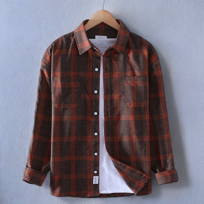 Darren | Heathered Plaid Overshirt